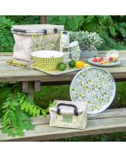 Insalatiera Olivia verde in melamina - 25,19x25,19 cm