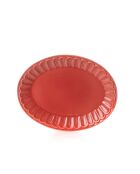 Piatto ovale Red Coral Petal - 3x31 cm