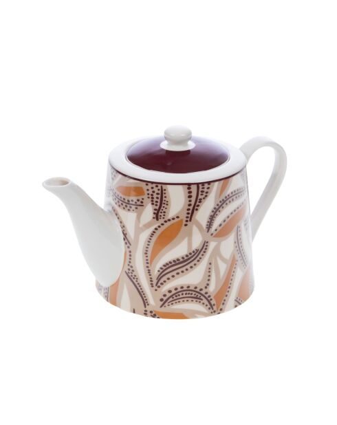 Bettina braune Teekannenbox - 11x13 cm