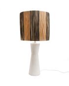 Lampe Tropy crème / ivoire - 56x28 cm