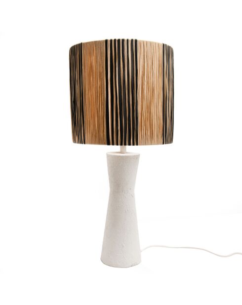Lampe Tropy crème / ivoire - 56x28 cm