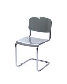 Chaise Irina grise - 83x44 cm