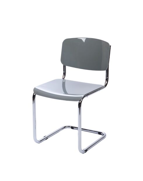 Chaise Irina grise - 83x44 cm