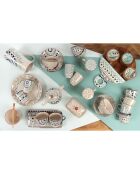 Set 2 bruine Keola-vissen - 13,50x4 cm