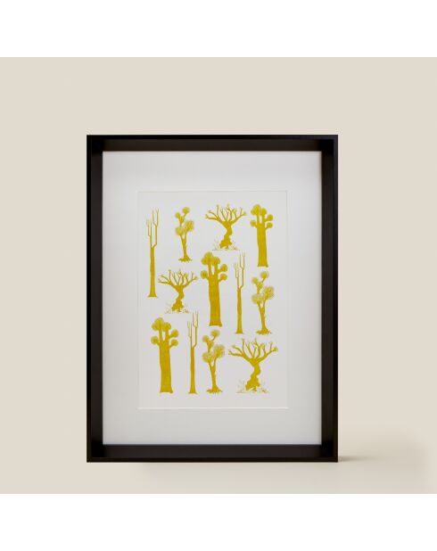 Poster A4 27 giallo - 21x30 cm