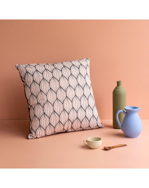 Funda de cojín cuadrada rosa 38 - 45x45 cm