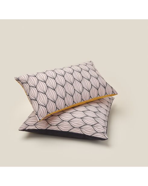 Funda de cojín cuadrada rosa 38 - 45x45 cm