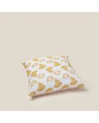 Funda de cojín cuadrada 28 mostaza - 45x45 cm