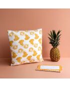 Funda de cojín cuadrada 28 mostaza - 45x45 cm