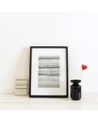 Póster negro A4 21 - 21x30 cm