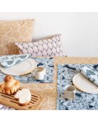 Quadratischer Kissenbezug 34 karamell - 45x45 cm