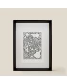 Poster nero A4 11 - 21x30 cm