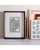 Poster nero A4 11 - 21x30 cm