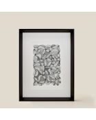 Affiche format A4 20 noire - 21x30 cm