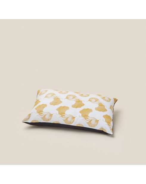 Funda de cojín rectangular 28 mostaza - 30x50 cm
