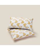 Funda de cojín rectangular 28 mostaza - 30x50 cm