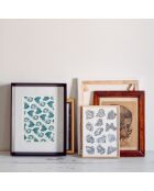 Poster A4 28 blu - 21x30 cm