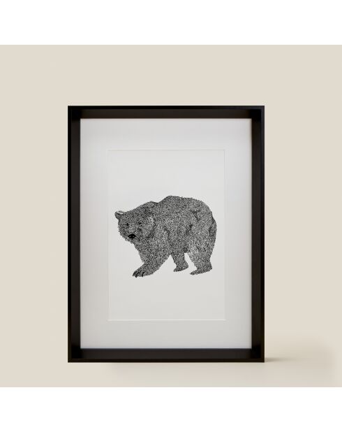 Poster nero A4 51 - 21x30 cm