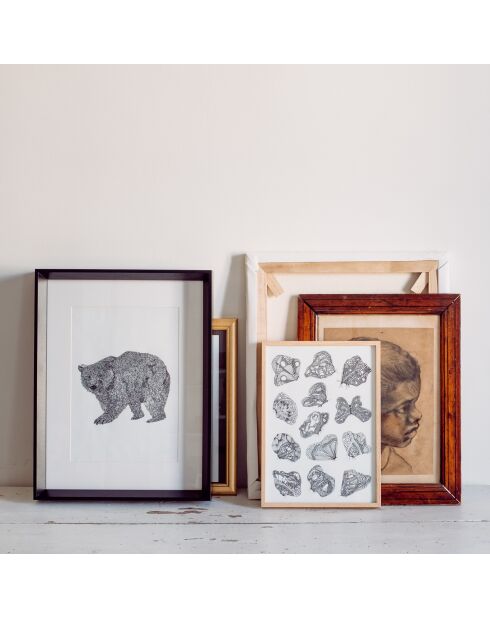 Poster nero A4 51 - 21x30 cm