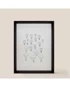 Zwarte poster A4 24 - 21x30 cm