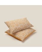 Funda de cojín rectangular color caramelo 34 - 30x50 cm