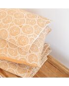 Funda de cojín rectangular color caramelo 34 - 30x50 cm