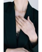 Anello Diana placcato in oro con perla coltivata