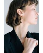 Orecchini a cerchio Nina verde chiaro