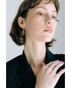 Orecchini a cerchio Nina verde chiaro