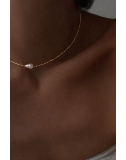 Collier May blanc