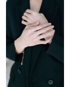 Anello Aimée placcato in oro con perla coltivata