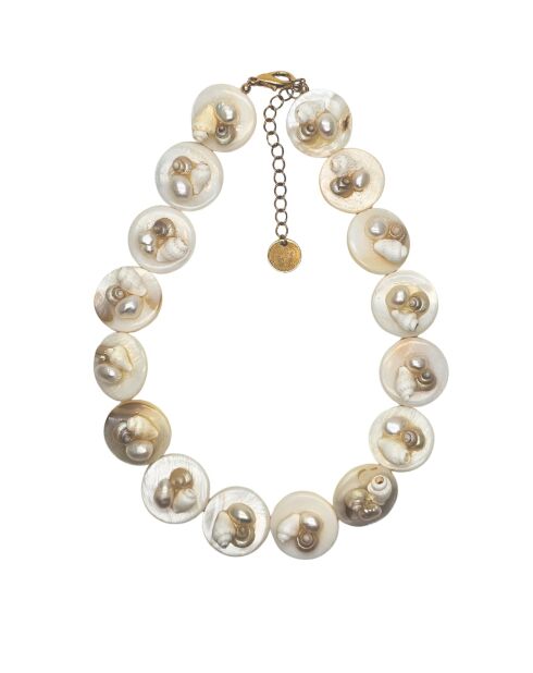 Sarah weißer Halsreif