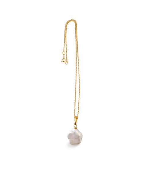 Collier fleur Imani blanc