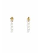 Orecchini Amy placcati in oro con perla bianca coltivata