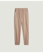 Beigefarbene Baumwollhose Thandi