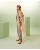 Beigefarbene Baumwollhose Thandi