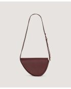 Borsa a tracolla rosso bordeaux