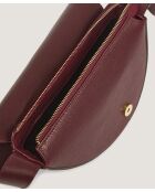 Borsa a tracolla rosso bordeaux