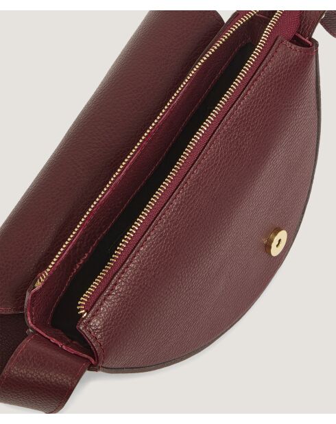 Bordeauxrode schoudertas