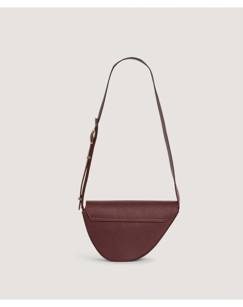 Bordeauxrode schoudertas