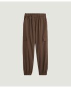 Dunkelbraune Thandi Baumwollhose