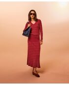 Maglione elegante con scollo a V rosso vermiglio Imani