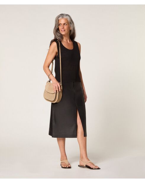 Pull manches courtes Yuki noir