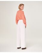 Weiße Baumwollhose Mika