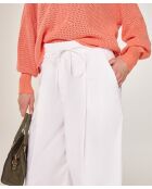 Weiße Baumwollhose Mika