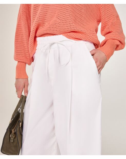 Weiße Baumwollhose Mika