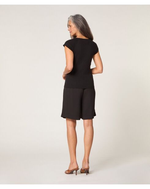 Pull manches courtes Rayo noir