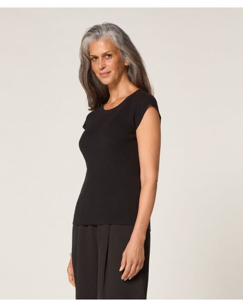 Pull manches courtes Rayo noir