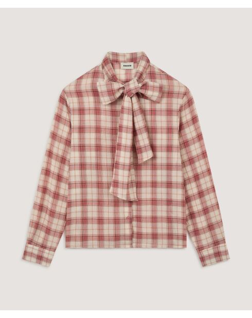 Camisa roja de algodón Asurat