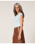 Pull manches courtes Rayo bleu aqua